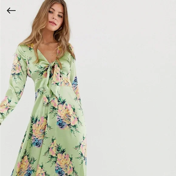 knee length dresses for ladies ASOS DESIGN Collared Wrap Midi Dress With Tie Belt In Terracotta
